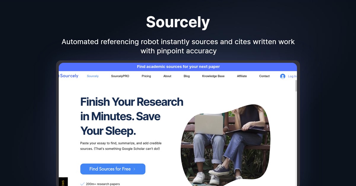 Sourcely: AI-Powered Literature Sourcing and Citation Tool | Deepgram